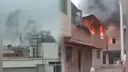 Reportan incendio en La Victoria: siete unidades de bomberos atendieron la emergencia