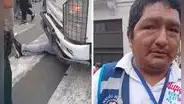Ambulante de Mesa Redonda se atrinchera bajo camión para evitar que incauten su mercadería: "Yo me valgo de eso"