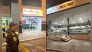Lanzan explosivo a empresa Perú Bus en La Victoria: 5 personas resultan heridas