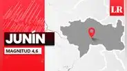 Temblor de magnitud 4,6 remeció Junín hoy, según IGP