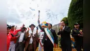 La Antorcha Bolivariana Ilumina Cangallo, Cuna de los Constantes Patriotas