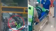 Balacera en San Borja: cámara registra el preciso momento en que disparan a policía en la av. Aviación