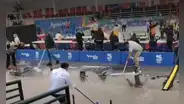 Inundaciones por lluvias y granizo afectan sede de los Juegos Bolivarianos 2024 en Ayacucho