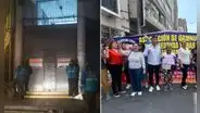 Comerciantes protestan por clausura de 5 galerías de Mesa Redonda: uno tendrá que pagar hasta S/144.000 de multa en solo 2 días