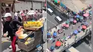 Caos en Mesa Redonda: comerciantes informales rompen cerco policial e ingresan a la fuerza a emporio comercial