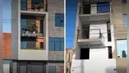 Arquitecto diseñó edificio funcional en diminuto espacio y asombra en redes: “Sobra creatividad”