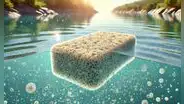 La esponja biodegradable creada por científicos de China capaz de eliminar más del 99% de los microplásticos en el agua