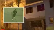 SJM: delincuente disparó contra vivienda de familiares del futbolista Christian Ramos y cámara capta el ataque