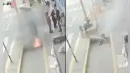 Buzón eléctrico explota en la avenida Túpac Amaru en Comas y una persona resulta herida