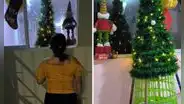Peruano sorprende con insólito arbolito de Navidad y usuarios bromean: “No me va a tragar la pobreza”