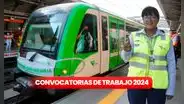 Línea 1 del Metro de Lima anuncia convocatoria de trabajo para auxiliares y conductores: link para postular