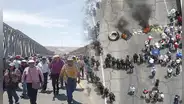 Tras 6 días de paro pobladores de Moquegua desbloquean el Puente Montalvo: darán tregua hasta el 13 de diciembre
