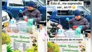 Peruano sorprende con carrito emolientero en Estados Unidos y es furor en redes: "5 dólares el vaso"