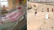 Profesor intenta prender antorcha por olimpiadas escolares en SJL y niña termina con graves quemaduras