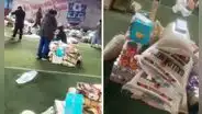 Peruano sorprende con súper canasta navideña que recibió de su empresa: “Alcanza para poner una tienda”