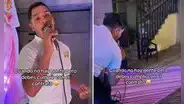 Cantante peruano realiza show sin público, pero no pierde la alegría: “¡Abajito, abajito!”