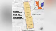 Conflicto territorial entre San Martín de Porres e Independencia: vecinos pelean por zona comercial desde hace 21 años
