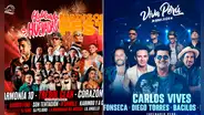 Conciertos en Lima del 13 al 15 de diciembre con Carlos Vives, Trébol Clan, Fonseca, Cuarteto de Nos y Marco Antonio Guerrero