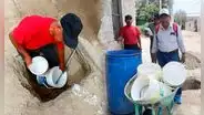 Vecinos de Piura cavan huecos frente a sus casas para hallar agua: así enfrentan la dura crisis hídrica