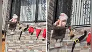 Familia es viral por el adorno navideño más inesperado y usuario bromean: “Ni Santa se salva”