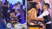 Madre en silla de ruedas bailó con su pequeño hijo en graduación y conmueve en redes