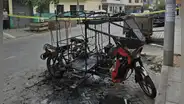 Cercado de Lima: extorsionadores queman mototaxi de de hombre que se negó a pagar cupo