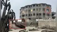 La impresionante mansión abandonada en los cerros de SJL: tiene 4 pisos y una sala de recepciones