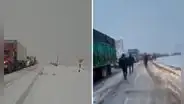 Carretera Central bloqueada: fuerte nevada en Ticlio deja cientos de vehículos varados