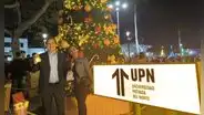 Universidad Privada del Norte enciende árbol navideño en el Festival de Luces y Colores de Trujillo