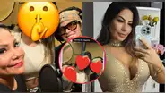 ¿Pamela López hará su debut en la cumbia? Luce vestuario y posa con Marisol y Leslie Shaw en estudio de grabación
