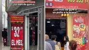 Gimnasio es viral por estar junto a pollería y generan divertidas reacciones: “El gym y el ñam”