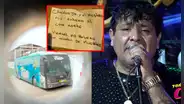 Disparan al bus de ‘Centella’ y lanzan grave amenaza: “El viernes 20 habrá un montón de muertos”