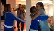 Anna Carina Copello rompió en llanto por conmovedor reencuentro con su hija tras 4 meses sin verla