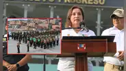 Dina Boluarte agradece 'a la población que la acompaña' en actividad oficial en VMT: ningún vecino estuvo presente