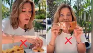 Maritere Braschi causa revuelo al mostrar la forma correcta de comer panetón: “No lo sostengan con las manos”