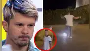 Mario Hart vive un susto en Navidad: casi se quema al encender un cohetón y Korina Rivadeneira lo graba todo