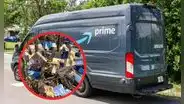 Trabajador 'estresado' de Amazon arroja 80 paquetes en bosque de Massachusetts antes de Navidad