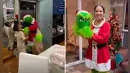 Pamela López sorprende a sus hijos por Navidad vistiéndose de Grinch: así fue el divertido momento que protagonizó