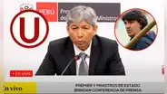 Ministro de Economía desmiente salida de Jean Ferrari de Universitario: "Que se quede tranquilo"