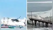 Inundación en norte de Perú por maretazo: playas de Piura y Tumbes se desbordan por fuertes oleajes