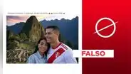 Cristiano Ronaldo no visitó Machu Picchu con un polo de la selección peruana: es un montaje