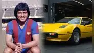 La historia de Hugo Sotil y su estrambótico Ferrari amarillo que brilló en las calles de Barcelona: “Me arrepentí”