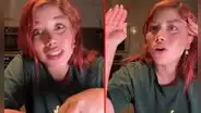 Marina Gold no cree que vestir de rojo en Año Nuevo atraiga el amor: “Amiga, date cuenta lo que dices”