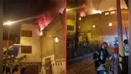 Voraz incendio durante Año Nuevo en El Agustino: diez unidades de bomberos atendieron el siniestro