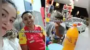 Grifero tuvo que trabajar el 31 de diciembre y su familia decidió acompañarlo: “Como sea, pero juntos”