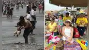 Así se vive el Año Nuevo 2025 en la playa Agua Dulce de Chorrillos: miles de visitantes hoy 1 de enero