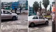 Policía es arrastrado por colectivero tras resistirse a intervención vehicular en Los Olivos