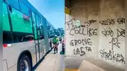 Barristas atacan las estaciones Chimpu Ocllo y Naranjal del Metropolitano: lanzaron piedras a buses con pasajeros