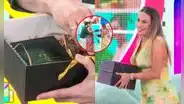 Pamela López sorprende a Rodrigo González y Gigi Mitre EN VIVO al lanzar su emprendimiento: "24 kilates de oro"