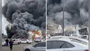 Incendio de grandes proporciones en Air Jump Trampoline Park: comercios fueron consumidos por el fuego en Sinaloa, México
